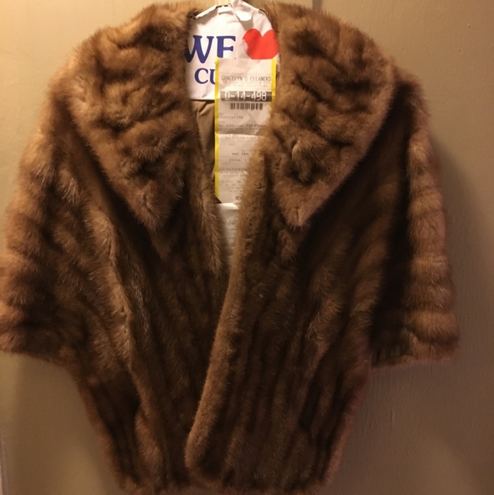 Fur shawl